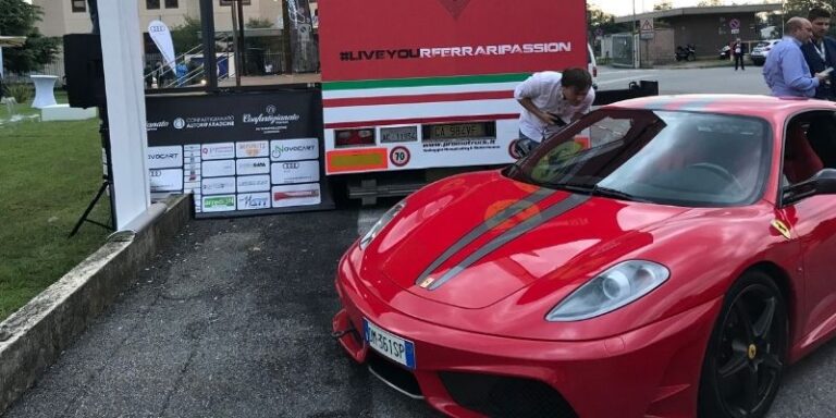 Truck hospitality per Ferrari